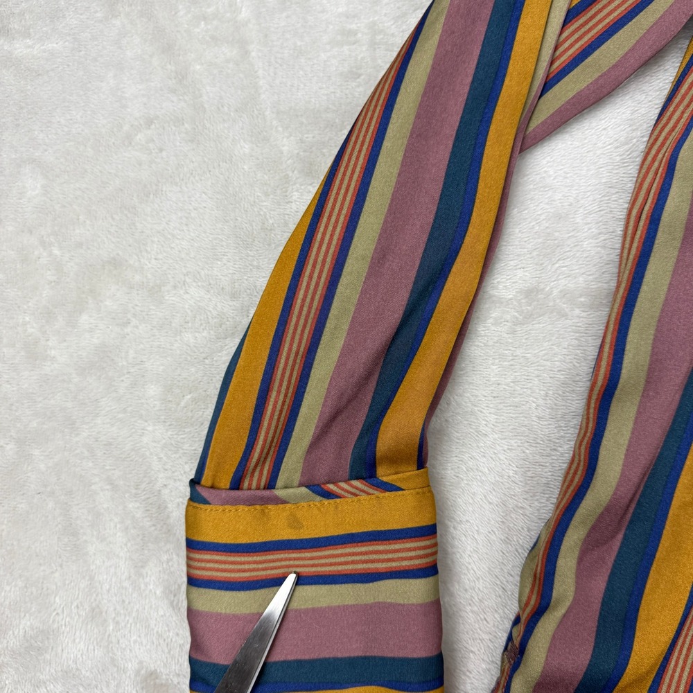 We The Free: Free People Blouse Women XS All Smiles Top Striped Snap Front NWT - Picture 12 of 12